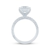 Thumbnail Image 3 of Monique Lhuillier Bliss Emerald-Cut Lab-Grown Diamond Engagement Ring 3-1/2 ct tw 18K White Gold