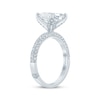 Thumbnail Image 1 of Monique Lhuillier Bliss Pear-Shaped Lab-Created Diamond Engagement Ring 3-1/2 ct tw 18K White Gold