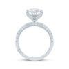 Thumbnail Image 2 of Monique Lhuillier Bliss Pear-Shaped Lab-Created Diamond Engagement Ring 3-1/2 ct tw 18K White Gold