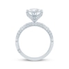Thumbnail Image 3 of Monique Lhuillier Bliss Pear-Shaped Lab-Grown Diamond Engagement Ring 3-1/2 ct tw 18K White Gold