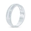 Thumbnail Image 2 of Now + Forever Men's Diamond Angled Wedding Band 1/3 ct tw 10K White Gold