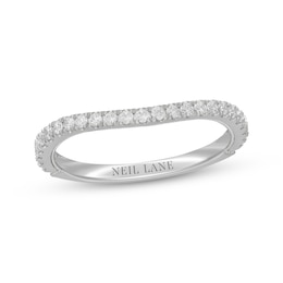 Neil Lane Diamond Contour Wedding Band 1/3 ct tw 14K White Gold