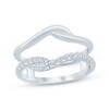 Thumbnail Image 1 of Now + Forever Diamond Twist Enhancer Ring 1/3 ct tw 14K White Gold