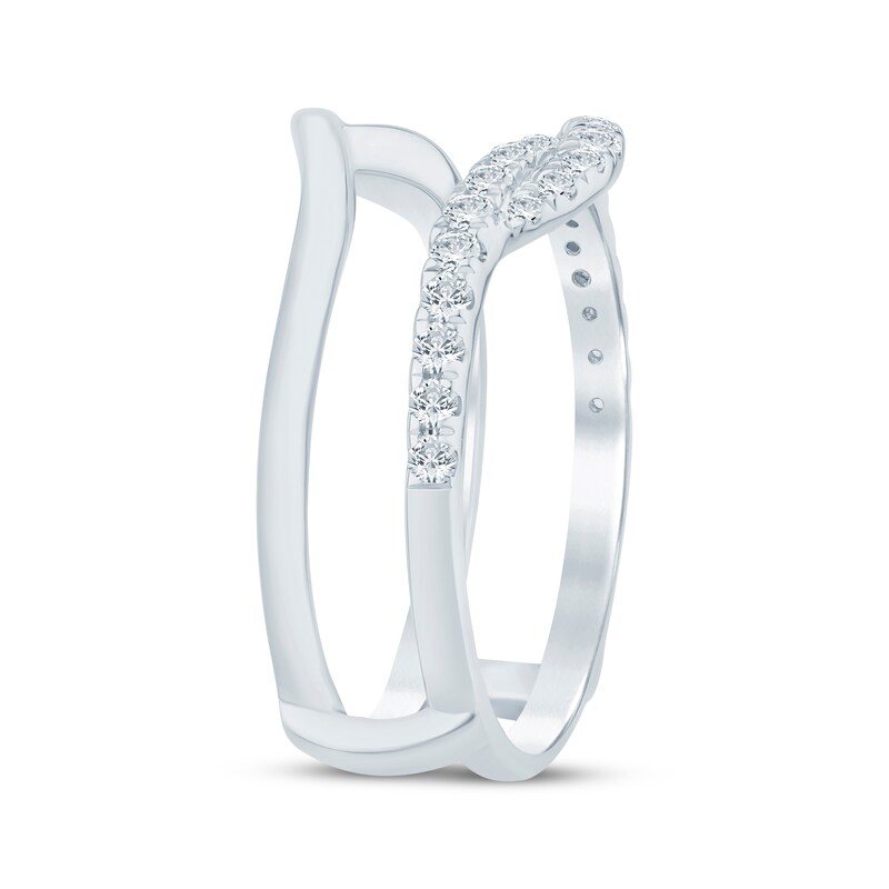 Main Image 2 of Now + Forever Diamond Twist Enhancer Ring 1/3 ct tw 14K White Gold