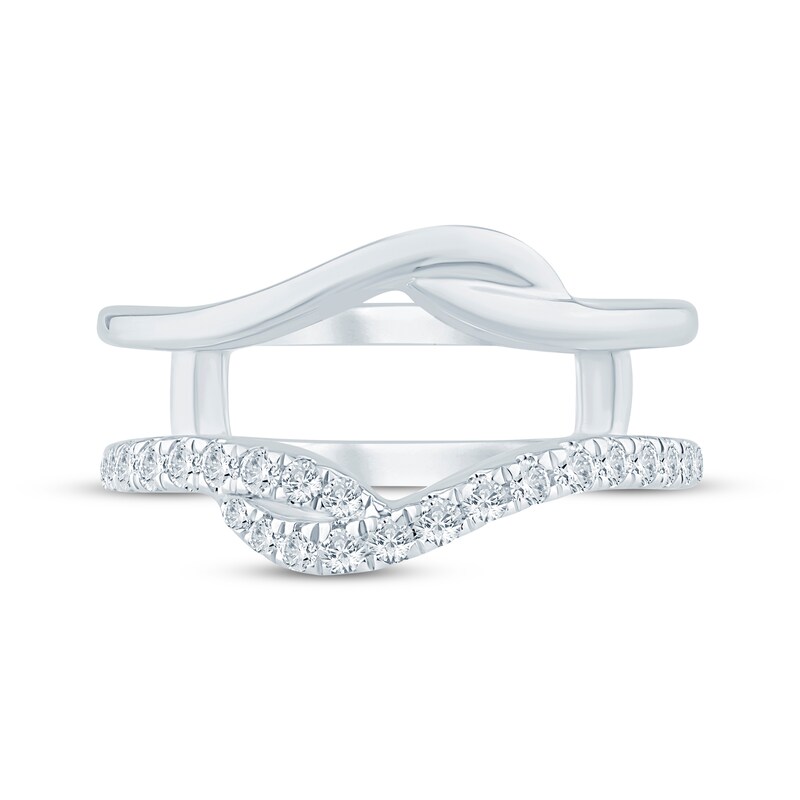 Main Image 3 of Now + Forever Diamond Twist Enhancer Ring 1/3 ct tw 14K White Gold