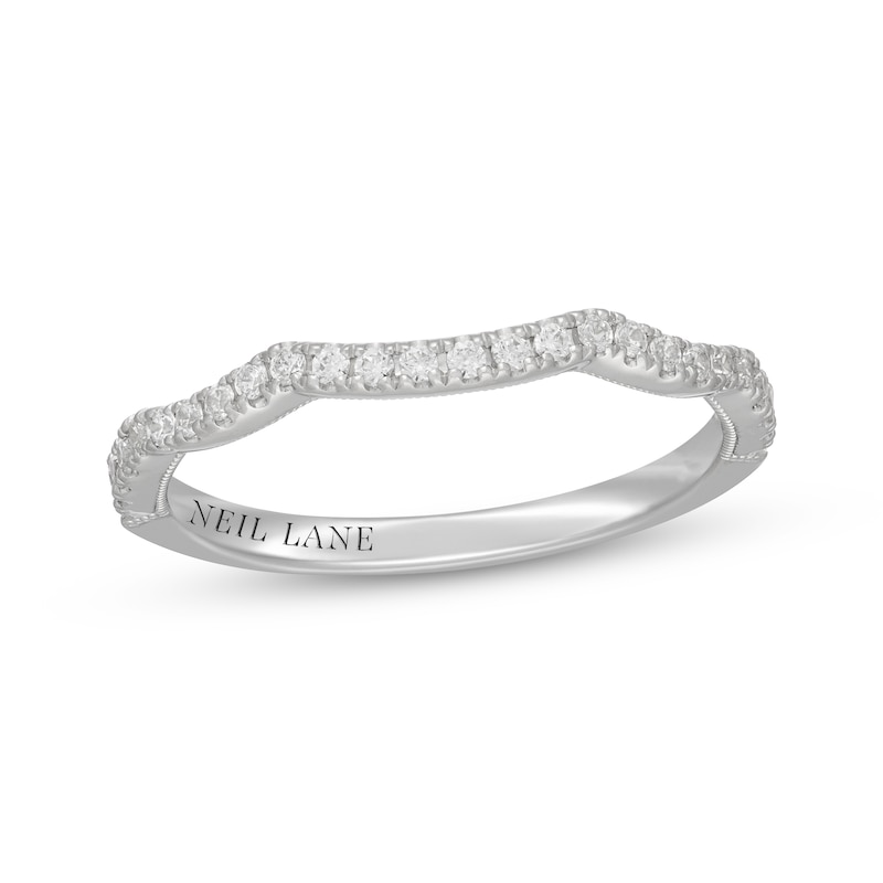 Main Image 1 of Neil Lane Diamond Contour Wedding Band 1/5 ct tw 14K White Gold
