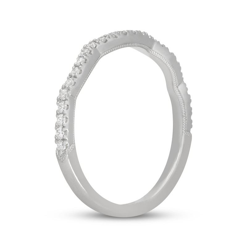 Main Image 2 of Neil Lane Diamond Contour Wedding Band 1/5 ct tw 14K White Gold