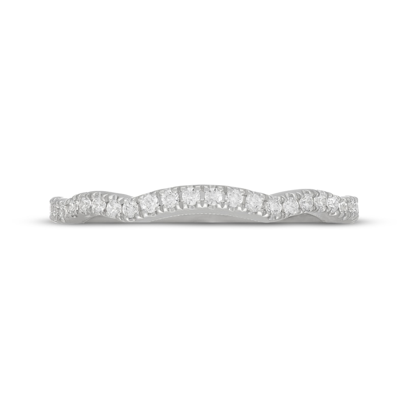 Main Image 3 of Neil Lane Diamond Contour Wedding Band 1/5 ct tw 14K White Gold
