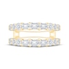 Thumbnail Image 3 of Now + Forever Lab-Grown Diamonds Emerald-Cut & Round-Cut Enhancer Ring 2 ct tw 14K Yellow Gold