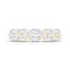 Thumbnail Image 3 of Now + Forever Marquise & Round-Cut Diamond Anniversary Ring 1-1/5 ct tw 14K Yellow Gold