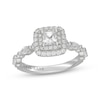 Thumbnail Image 1 of Neil Lane Premiere Princess-Cut Diamond Double Halo Engagement Ring 1-1/8 ct tw 14K White Gold