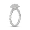 Thumbnail Image 2 of Neil Lane Premiere Princess-Cut Diamond Double Halo Engagement Ring 1-1/8 ct tw 14K White Gold