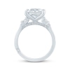 Thumbnail Image 3 of Monique Lhuillier Bliss Princess-Cut Lab-Grown Diamond Engagement Ring 4-5/8 ct tw 18K White Gold