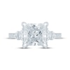 Thumbnail Image 4 of Monique Lhuillier Bliss Princess-Cut Lab-Grown Diamond Engagement Ring 4-5/8 ct tw 18K White Gold