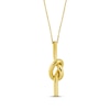 Thumbnail Image 2 of Knot Necklace 10K Yellow Gold 18"