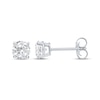 Thumbnail Image 3 of Round-Cut Diamond Solitaire Stud Earrings 7/8 ct tw 10K White Gold (I/I3)