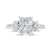 Thumbnail Image 4 of Memories Moments Magic Radiant-Cut Lab-Grown Diamond Three-Stone Engagement Ring 3 ct tw 14K White Gold