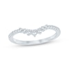 Thumbnail Image 1 of Now + Forever Diamond Graduated Contour Anniversary Ring 1/4 ct tw 14K White Gold