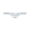 Thumbnail Image 3 of Now + Forever Diamond Graduated Contour Anniversary Ring 1/4 ct tw 14K White Gold