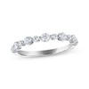 Thumbnail Image 1 of Now + Forever Certified Diamond Alternating Anniversary Ring 1/2 ct tw Platinum