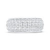 Thumbnail Image 4 of Now + Forever Lab-Grown Diamonds Three-Row Anniversary Ring 2 ct tw 14K White Gold