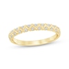 Thumbnail Image 1 of Now + Forever Diamond Crisscross Anniversary Ring 1/8 ct tw 14K Yellow Gold