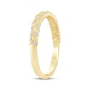Thumbnail Image 2 of Now + Forever Diamond Crisscross Anniversary Ring 1/8 ct tw 14K Yellow Gold