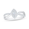 Thumbnail Image 1 of KAY Lab-Grown Diamonds Multi-Stone Marquise-Shaped Promise Ring 1/5 ct tw Sterling Silver