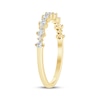 Thumbnail Image 2 of Now + Forever Lab-Grown Diamonds Alternating Stackable Anniversary Ring 1/4 ct tw 14K Yellow Gold