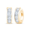 Thumbnail Image 1 of KAY Lab-Grown Diamonds Hoop Earrings 2 ct tw 10K Yellow Gold