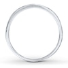 Diamond Wedding Band 1/20 ct tw Round-cut 10K White Gold