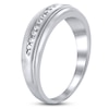 Thumbnail Image 1 of Diamond Wedding Band 1/6 ct tw 10K White Gold