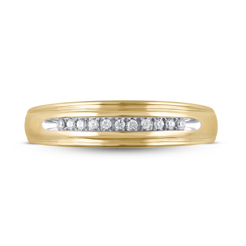Main Image 3 of Now + Forever Diamond Wedding Band 1/15 ct tw 10K Yellow Gold