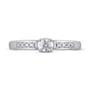 Thumbnail Image 2 of Diamond Engagement Ring 1/6 ct tw 10K White Gold