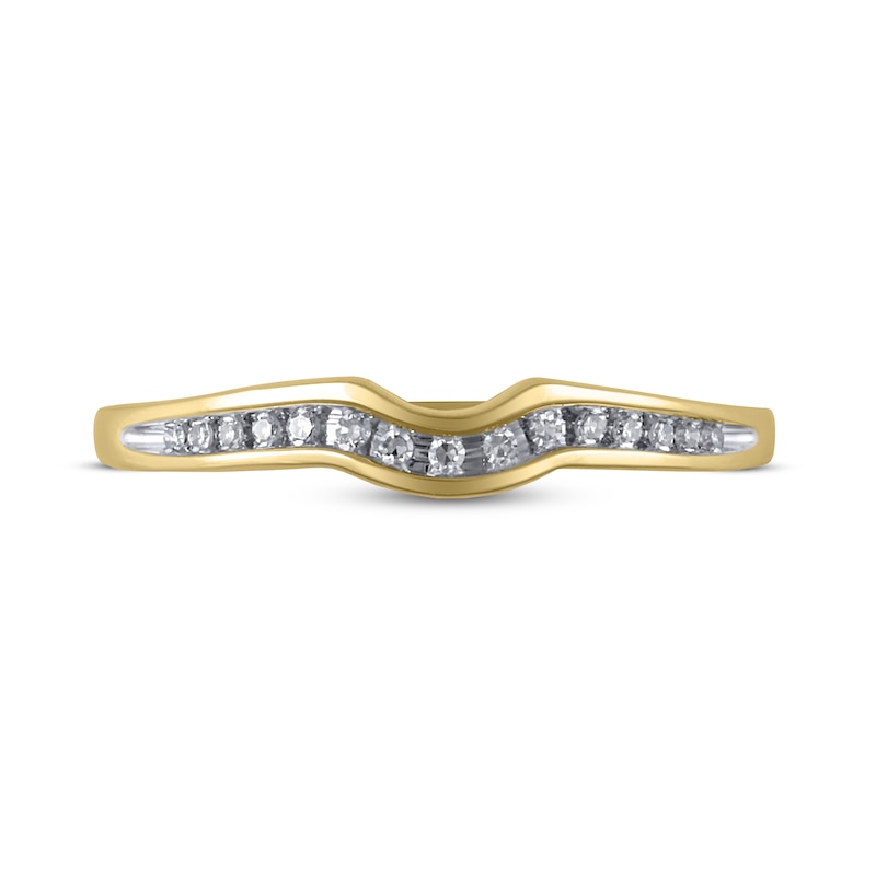 Diamond Wedding Band 1/10 ct tw 10K Yellow Gold