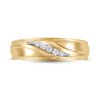 Thumbnail Image 3 of Now + Forever Men's Diamond Wedding Band 1/10 ct tw 10K Yellow Gold
