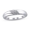Thumbnail Image 0 of Diamond Wedding Band 1/15 ct tw 10K White Gold