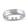 Thumbnail Image 0 of Diamond Wedding Band 1/15 ct tw 10K White Gold