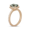 Thumbnail Image 1 of Neil Lane Radiant-Cut Green Quartz & Diamond Engagement Ring 5/8 ct tw 14K Yellow Gold