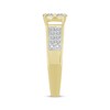 Thumbnail Image 2 of Now + Forever Multi-Diamond Center Engagement Ring 1/2 ct tw Round-cut 14K Yellow Gold