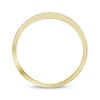 Thumbnail Image 3 of Now + Forever Double-Row Round-cut Diamond Wedding Band 1/5 ct tw 14K Yellow Gold