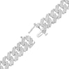Thumbnail Image 3 of Men's Diamond Angled Curb Bracelet 8.5"