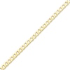 Thumbnail Image 1 of Solid Curb Chain Bracelet 3.9mm 10K Yellow Gold 7.5”