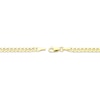 Thumbnail Image 3 of Curb Chain Bracelet 3.9mm Solid 10K Yellow Gold 7.5”
