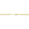 Thumbnail Image 2 of Solid Curb Chain Bracelet 3.9mm 10K Yellow Gold 7.5”