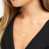 Thumbnail Image 3 of &quot;Mama&quot; Word Collage Heart Necklace 10K Yellow Gold 18&quot;