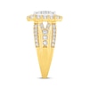 Thumbnail Image 2 of Now + Forever Multi-Diamond Center Cushion Frame Engagement Ring 2 ct tw 10K Two-Tone Gold