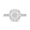 Thumbnail Image 6 of Neil Lane Artistry Cushion-Cut Lab-Grown Diamond Halo Engagement Ring 2-3/4 ct tw 14K White Gold