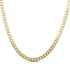 Thumbnail Image 1 of Cuban Curb Chain Necklace 4.2mm Solid 14K Yellow Gold 22&quot;