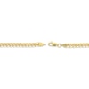 Thumbnail Image 3 of Cuban Curb Chain Necklace 4.2mm Solid 14K Yellow Gold 22&quot;